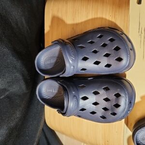 NOTHINZ Ladies 5 Jr 3 Dark Blue Clog Nwot